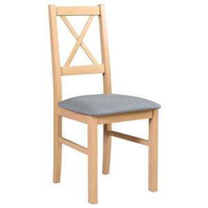 Židle Zefir X, 016-drevo sonoma, 016-potah 29 - ekokůže hnědý - NE 18 MIRJAN