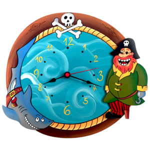 Dětské hodiny Pirátské – malé