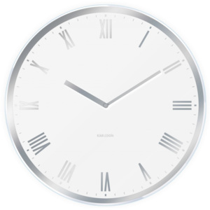Karlsson Designové nástěnné hodiny 40 cm - 5423WH