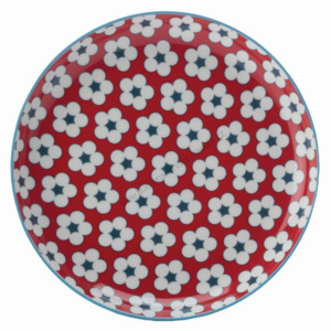 Dezertní talíř Cotton Bud 18,5 cm červený - Maxwell&Williams