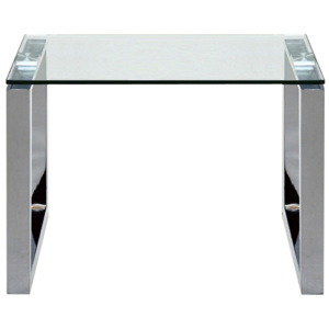 Design Scandinavia Noční / odkládací stolek Tracy, 50 cm, čirá