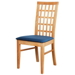Dřevěná buková jídelní židle BRADOP NATAŠA – čalouněný sedák, na míru