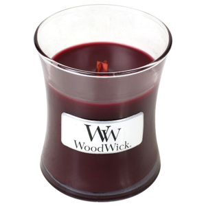 Svíčka oválná váza WoodWick 85g - Černá třešeň