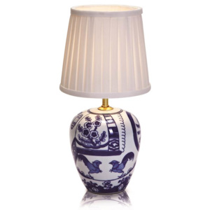 Stolní lampa modrá/bílá 596650