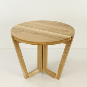 Mørtens Furniture Konferenční stolek Mollen, 60 cm, dub