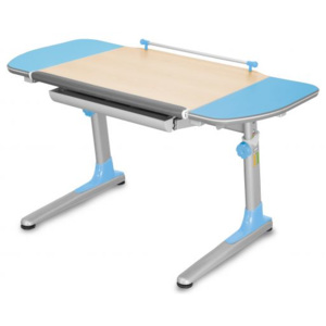 Dětský rostoucí stůl Mayer PROFI 3 32P3 17 – modrý, deska javor, 116×57–75×66