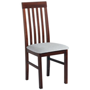 Židle Zefir I, Barva dřeva: bílá, Potah: 29 - ekokůže hnědý - NE 18