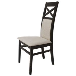 Dřevěná jídelní židle BRADOP CECÍLIE – čalouněný sedák a opěrák, na míru