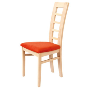Dřevěná buková jídelní židle BRADOP RADKA – čalouněný sedák, na míru