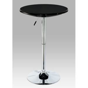 Barový stůl polohovatelný, černá (AUB-5010 BK)
