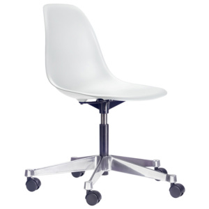 Výprodej Vitra designové kancelářské židle Eames Plastic Side Chair (bílá, PSCC)