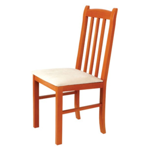 Dřevěná buková jídelní židle BRADOP DARINA – čalouněný sedák, na míru