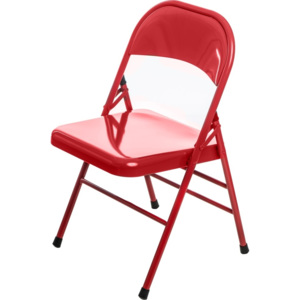 Mørtens Furniture Jídelní židle skládací Cortis, červená Barva: červená