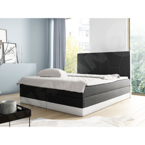 Kontinentální postel Balls, Rozměr postele: 160x200, Barva:: Inari 100 + ekokůže Soft 017