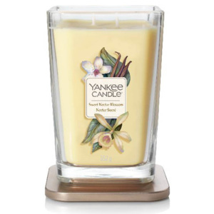 Yankee Candle Elevation - vonná svíčka Sweet Nectar Blossom 552g (Sladká vanilka se příjemně mísí s vůní krémového kokosu a jemné konvalinky, výsledke