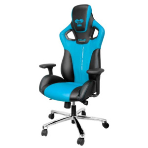 Herní židle E-Blue COBRA – modrá, umělá kůže