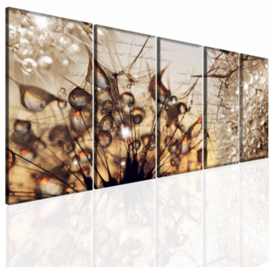 Obraz jantarová příroda (100x50 cm) - InSmile ®