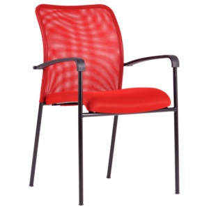Jednací kovová židle Office Pro TRITON BLACK – s područkami, více barev DK 13