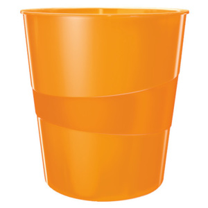 Koš odpadkový Leitz WOW oranžový 52781044