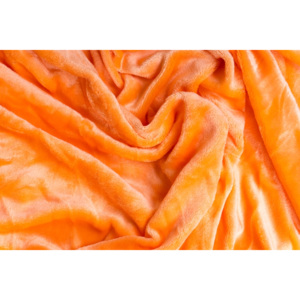 Aaryans Prostěradlo mikroplyš 90x200cm oranžové Rozměry: 90 x 200 cm