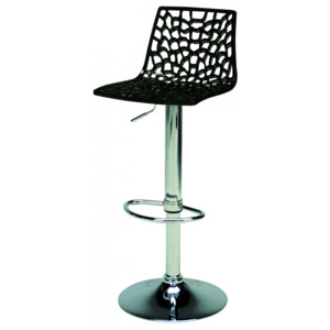 Barová výškově stavitelná židle Stima SPIDER bar – sedák plast, více barev Nero/P