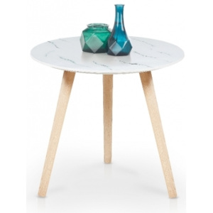 Halmar konferenční stolek AIDA + barevné provedení mramor
