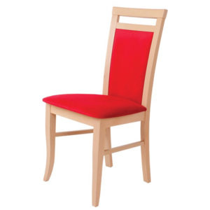 Jídelní dřevěná židle Bradop EVA – čalouněná, na míru