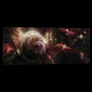 Obraz na plátně: Vesmír - 145x45 cm