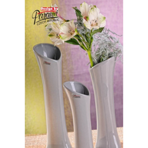 Paramit Ingrid váza šedá 22 cm