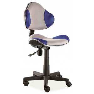 Q-G2 kancelářská židle, šedá/modrá