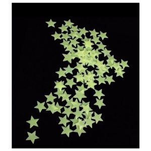 Fosforové plastové "Hvězdičky" 3,5cm 100ks