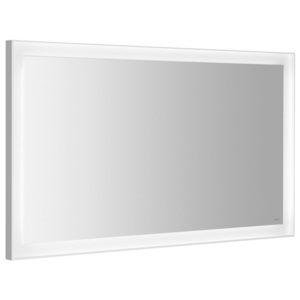 SAPHO - FLUT zrcadlo s LED osvětlením 1200x700mm, bílá FT120