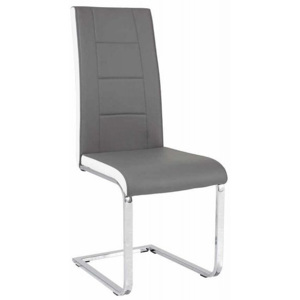 H-629 Jídelní židle, šedá/ bílá