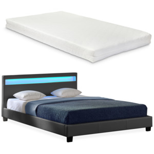 Corium® Čalouněná postel "Paris" s matrací HTB-1059