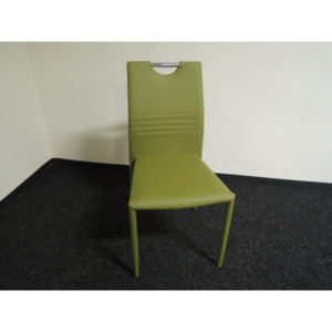 Nová zelená židle koženka