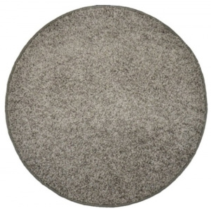 Vopi koberce Kusový kulatý koberec Color Shaggy šedý - 100x100 kruh