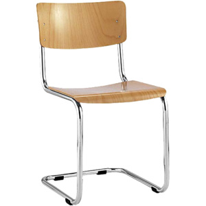 Konferenční židle bez područek Kovonax ARA – kov/buková překližka
