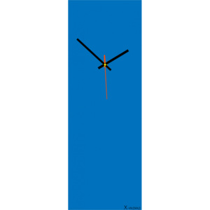 Dárkové nástěnné hodiny z plexiskla, obdélník, barva nebeská modrá