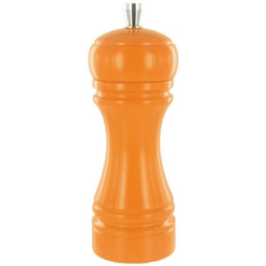 Java mlýnek na sůl, oranžový, 14 cm