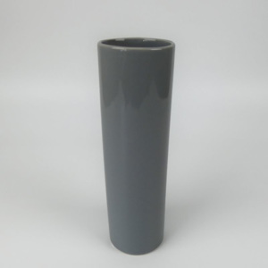 Šedá porcelánová váza Polly- malá 23 cm