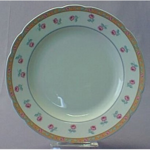 Karlovarský porcelán a.s. ROSE Talíř plochý 25 cm dekor 8102302 růžová oranž KP893242