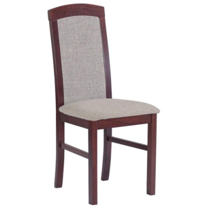 Židle Zefir V, Barva dřeva: bílá, Potah: 29 - ekokůže hnědý - NE 18