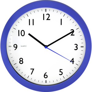 Nástěnné hodiny Akita, variace barev barva hodin: modrá E01.2476.30.A