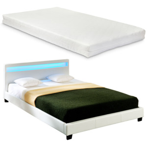 Corium® Čalouněná postel "Paris" s matrací HTB-1014