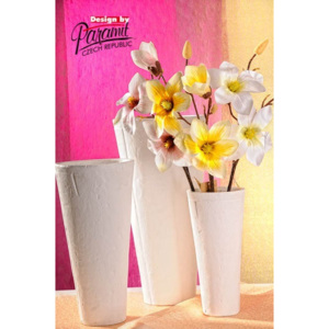Paramit Terakota váza bílá 41 cm