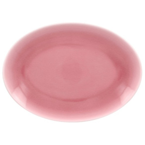 VINTAGE talíř oválný 26x19 cm, růžový