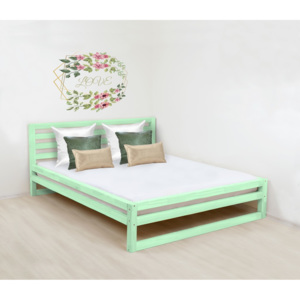 Benlemi Dvoulůžková postel DeLuxe 200x200 cm Barva: Pastelová zelená