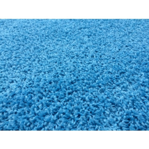 Vopi koberce Kusový koberec Color shaggy modrý - 133x190
