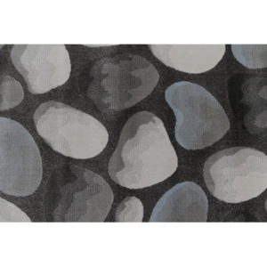 Koberec, hnědá/šedá/vzor kameny, 100x150, MENGA