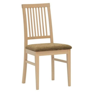 Jídelní dřevěná židle Stima MERIVA – bez područek, čalouněný sedák